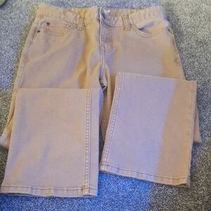 Cat & Jack Boys Khaki Straight Leg Jeans Size 12. New Without Tags